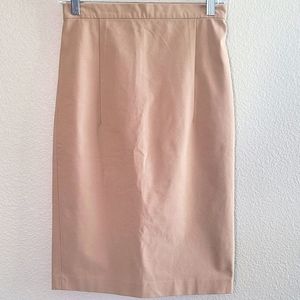 Theroy Khaki Pencil Skirt